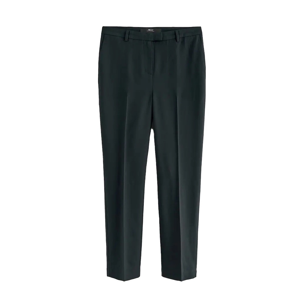Black Tailored Stretch Slim Trousers